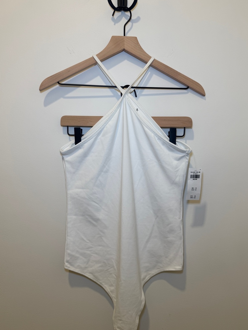 Abercrombie White Women's Halter Bodysuit